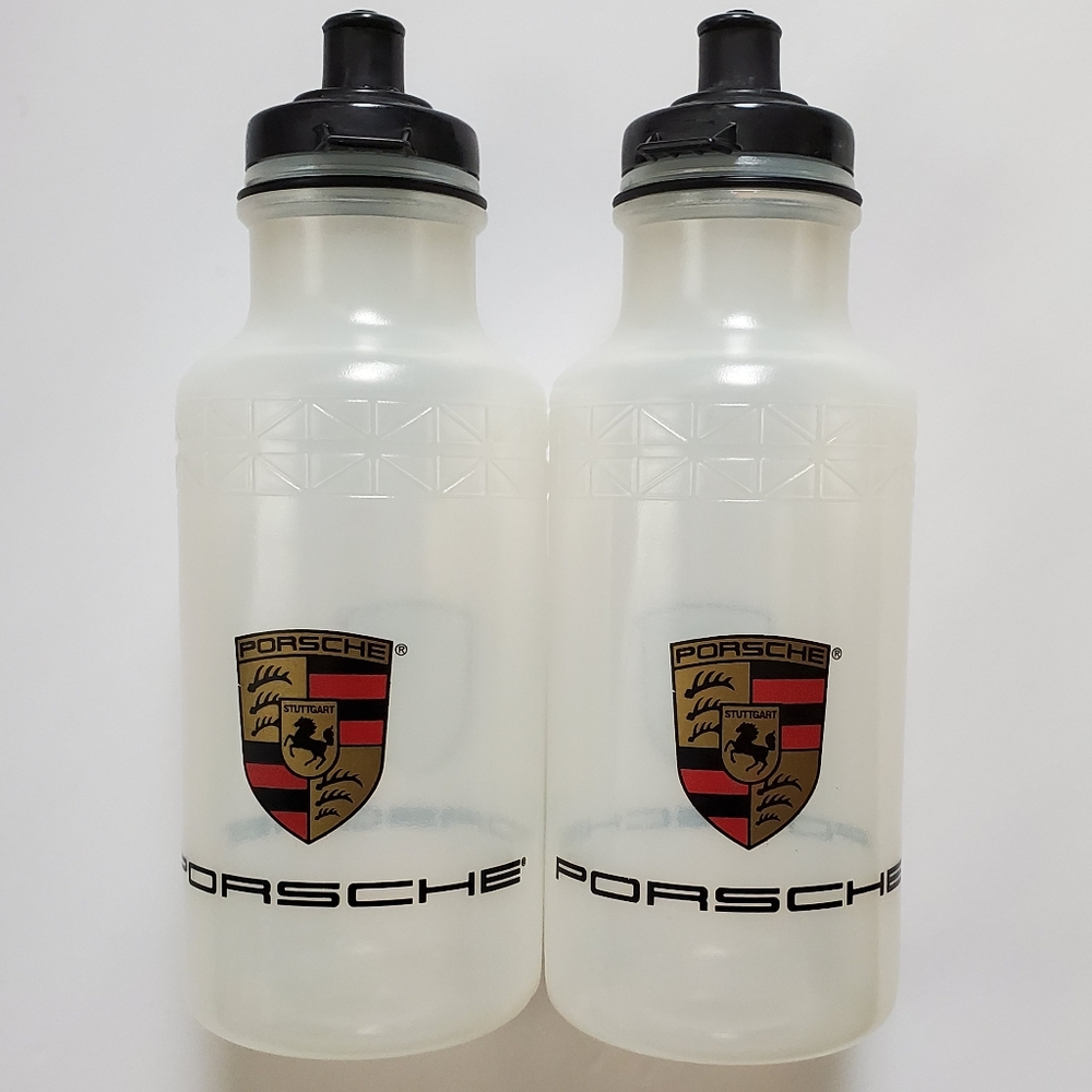 Pair of Porsche Logo (NWOT) Plastic Water Bottle